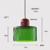 S5b2811d8746a4f57aa832bbee1e5dc0bL.webp Nordic Modern Glass Bedroom Bedside Long Line Small Chandelier Restaurant Bar