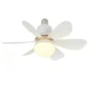 LED 30W Ceiling Fan Light E27 with Remote Control for Dimming Suitable for Living Room Study
