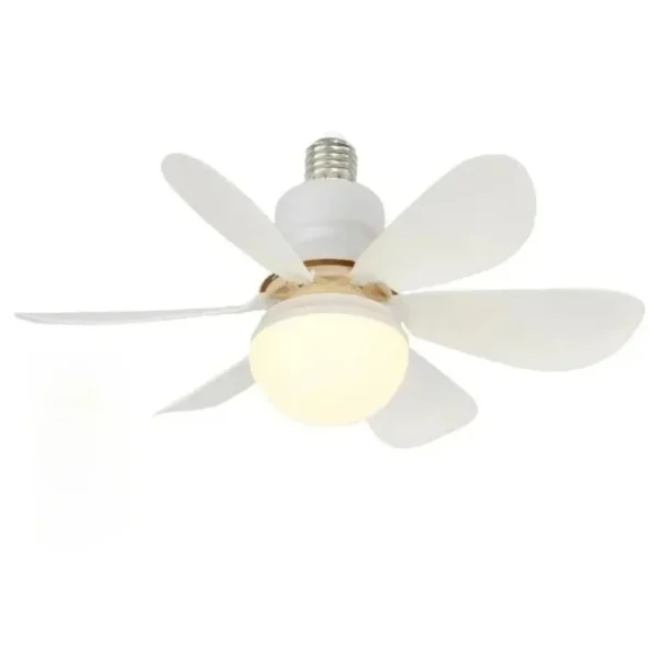LED 30W Ceiling Fan Light E27 with Remote Control for Dimming Suitable for Living Room Study