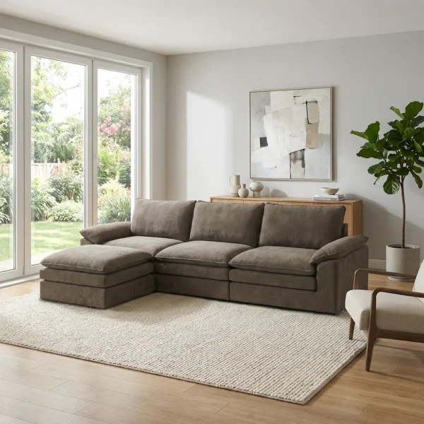 S60cb849dfd444bba9700e3ecd13305e3R.webp Modern Cloud Modular Sofa Set, Soft Thick Memory Foam, Frameless Couch with Pillows, Easy Assembly for Living Room Bedroom