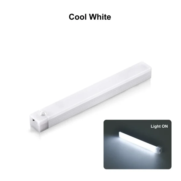 Wireless USB Rechargeable Motion Sensor LED Bar Light Induction Night Light Portable Cordless Magnetic