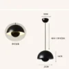 S64cc31fefa7f47238604ac50c3abe7f60.webp Creative Chandelier Bedroom Study Restaurant Pendant Lights Decorative Lamp Multi-color 23cm