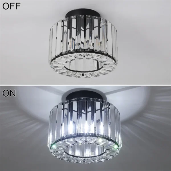 Modern Pendant  Light Luxury Chandelier Led Crystal Ceiling Lamp
