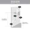 Gold faucet bathroom faucet metal stainless steel handle hot and cold mixer faucet square faucet beautiful bathroom