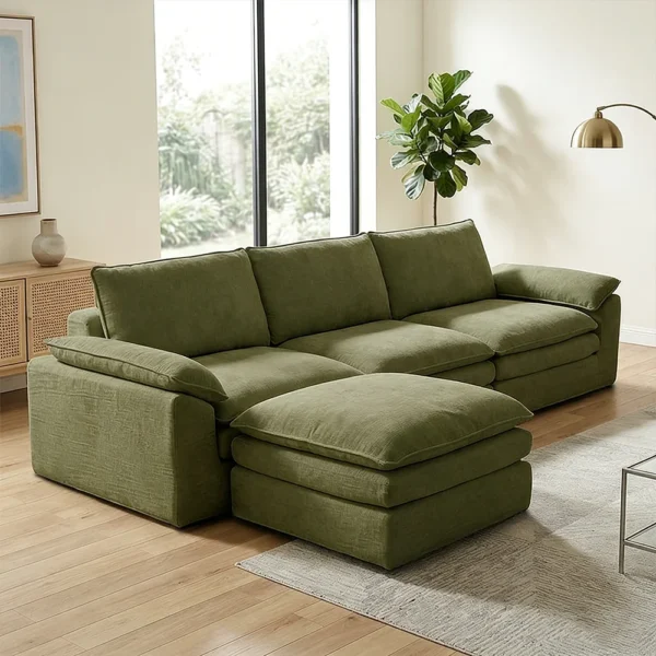 S66b0157d2eac46b0a31aac24987dc372E.webp Modern Cloud Modular Sofa Set, Soft Thick Memory Foam, Frameless Couch with Pillows, Easy Assembly for Living Room Bedroom