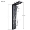 S673c92771afa4f52adb9760355660f68I.webp LED Shower Panel Waterfall Rain Digital Display Shower Faucet System Set Bathroom Column Mixer With SPA Massage Jet