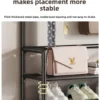 Multi-layer Door-mounted Shoe Hat Rack - Simple Assembly Household Integrated Multi-functional Storage Cabinet for Home Use
