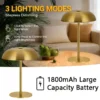 S67b0666bd5a34ed3a99ed96323b9bedfG.webp Mushroom Bedside Night Light with 1800mAh Battery, 3 Color Temperatures Adjustable, Button Control, USB Rechargeable