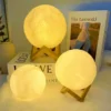 Book Light LED Moon Light Galaxy Light, Moon Night Light