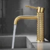Brush Gold Basin Faucet Chrome Hot and Cold Mixers Wash Basin Faucet Taps Black Basin Faucets
