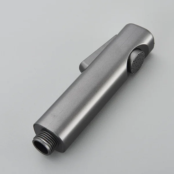 Gun Grey Piano Digital 4 Function Shower Set Bathroom Faucets Hot Cold Waterfall Digtial Display Tap Rainfall Shower System