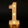 Number Letter Lamp Luminous Alphabet LED Lights Decororation Night Light for Home Wedding Birthday Christmas Party Decoration