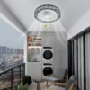 18.5 Inch Ceiling Fan Light Modern Ceiling Fan Light Ceiling Fan Light With Remote Control 35db For Bedroom, Living Room, Kitchen