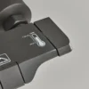 Gun Grey Piano Digital 4 Function Shower Set Bathroom Faucets Hot Cold Waterfall Digtial Display Tap Rainfall Shower System