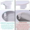 S77ba8eb2d3a34372bb5eee3c7ac7590ap.webp Bidet Toilet Seat Attachment Ultra-thin Non-electric Self-cleaning Dual Nozzles Frontal