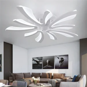 Acrylic Modern Ceiling Lamp Chandelier Pendant Light Led Living Dining Room Luminair Nordic Indoor Hotel Flower Decor