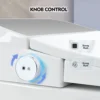 S791906cf8998499f9c39adce3b87d8abE.webp Heated Seat Smart Toilet, Automatic Flush Tank Less Toilet without Bidet, with Foot sensor Flush, White Night Light, Knob Control, Power Outage Flushing, Soft Close Cover