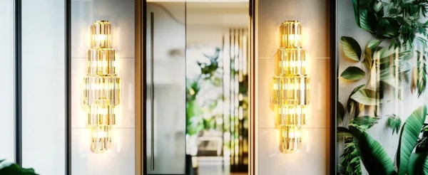 S7cb95df5aebd45919dc4ff43b6ec0417Y.webp Modern Crystal Wall Lamp 3-Layer Wall Crystal Sconce Light E14 Led Corn Lights