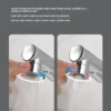 Bathroom Sink Pull-out Hot and Cold Water Mixer Faucet for Bathroom Grey/Chrome 3 Functions Mouthwash Faucet Deck Mount