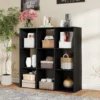 9 Cube Storage Organizer Wooden Shelf Bookcase Open Bookshelf for Living Room and Home Office Display Storage Bookcase