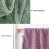 High Quality Thick Coral Velvet Bath Towels, Soft and Absorbent Towels