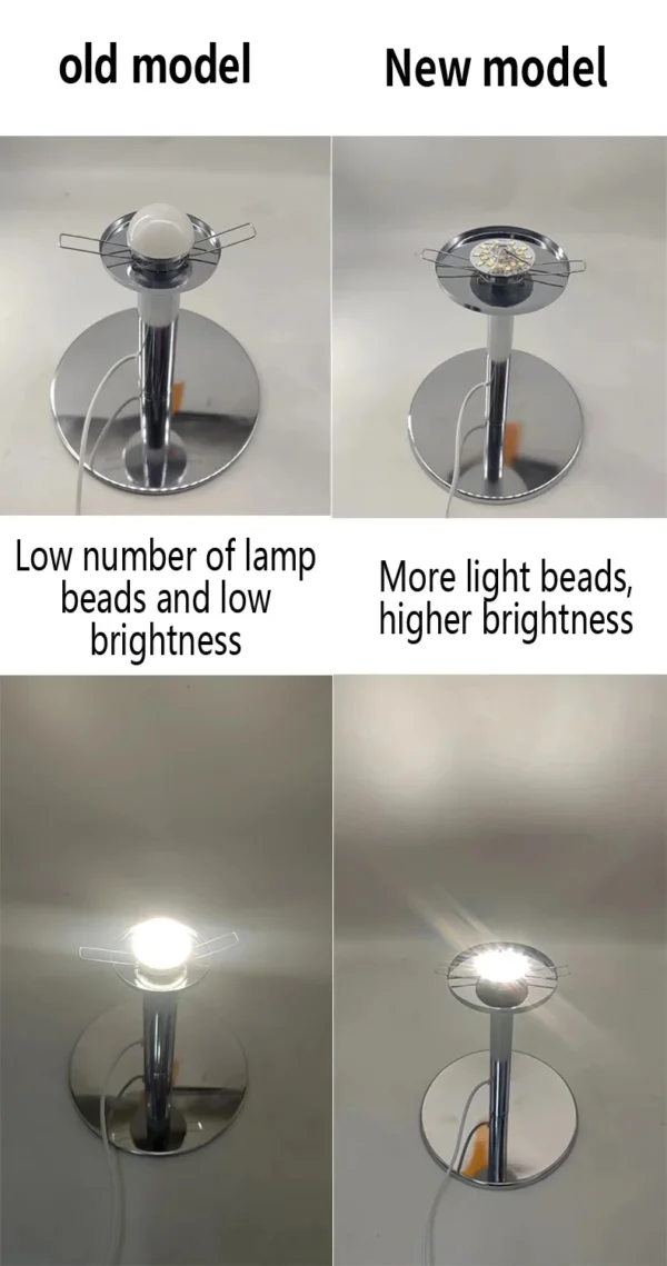 Macaron Glass Table Lamp Trichromatic Dimming Living Room Atmosphere Lamps Eye Protection Decor