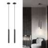 Nordic LED Cord Pendant Lighting for Kitchen Bedside Adjustable Line Suspended Hanging Lamps Chandelier