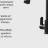 Kitchen Faucets 304 stainless steel Pull Out Kitchen Sink Water Tap Deck Mounted Mixer Stream Sprayer Head Hot Cold Taps