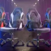 Ergonomic Office Computer Home Gaming Desk Chair Adjustable PU Leather