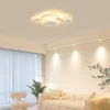 S89929adb1d5d4d6dad1dc0a757e4a4afx.webp Cloud Shape LED Ceiling Light Fixture Modern 3-Color Lighting Acrylic Ceiling Lamp for Living Room Bedroom Kid's Room 52x31cm