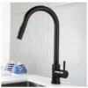 Kitchen Faucet Flexible Pull Out 2 Modes Nozzle Hot Cold Water Mixer Tap Deck Mounted Sprayer and Stream SUS 304 Faucets