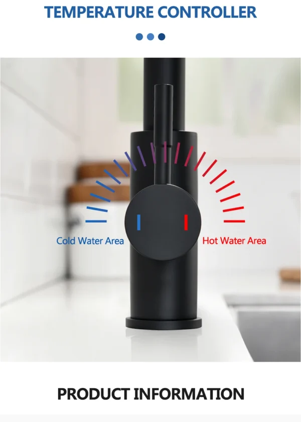 Kitchen Faucet Flexible Pull Out 2 Modes Nozzle Hot Cold Water Mixer Tap Deck Mounted Sprayer and Stream SUS 304 Faucets