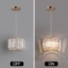 Modern Pendant  Light Luxury Chandelier Led Crystal Ceiling Lamp