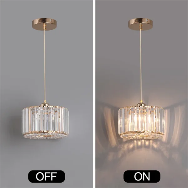 Modern Pendant  Light Luxury Chandelier Led Crystal Ceiling Lamp