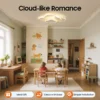 S8e07e468eaf649e3afcbb62381137181W.webp Cloud Shape LED Ceiling Light Fixture Modern 3-Color Lighting Acrylic Ceiling Lamp for Living Room Bedroom Kid's Room 52x31cm