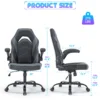 Ergonomic Office Computer Home Gaming Desk Chair Adjustable PU Leather