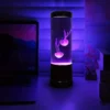 Jellyfish Lamp LED Remote Control Color Changing Aquarium Light With 8 Colors