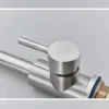 Bathroom Basin Faucet Hot and Cold Wash Mixer Faucet 360 Rotating Sink Faucet Bathroom Single Handle Faucet 304 Stainless Steel