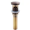 Basin Faucets Antique Bronze Bathroom Faucet Hot & Cold Brass Bathroom Sink Faucet