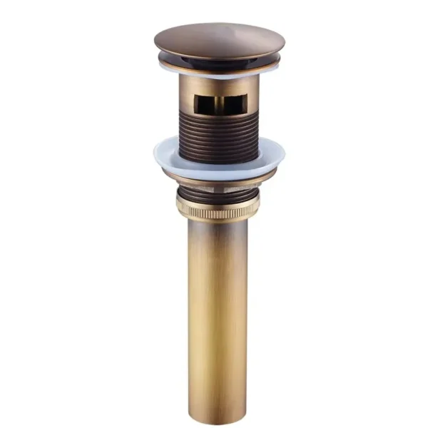 Basin Faucets Antique Bronze Bathroom Faucet Hot & Cold Brass Bathroom Sink Faucet Deck Mounted Lavotory Faucet  Mixer Water Tap