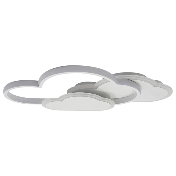 S93c6a97c62db4327bad697b46b594cbaI.webp Cloud Shape LED Ceiling Light Fixture Modern 3-Color Lighting Acrylic Ceiling Lamp for Living Room Bedroom Kid's Room 52x31cm
