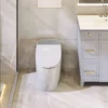 S965f428304be4f5a89712b6aa0812cbdm.webp Heated Seat Smart Toilet, Automatic Flush Tank Less Toilet without Bidet, with Foot sensor Flush, White Night Light, Knob Control, Power Outage Flushing, Soft Close Cover