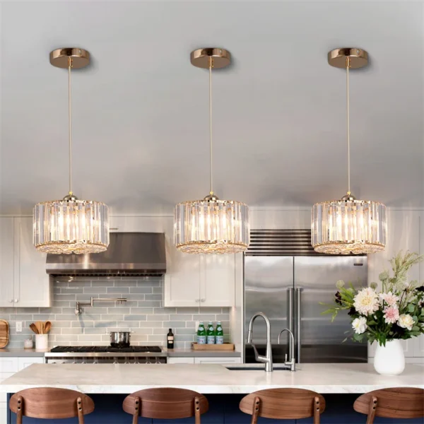 Modern Pendant  Light Luxury Chandelier Led Crystal Ceiling Lamp