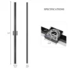 S98a51e7c1c8b402184c5562e347efc91O.webp Outdoor Porch Light Waterproof Rust Resistant Stainless Steel Sconces Black Long-strip Style Lighting Fixture