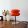 Macaron Glass Table Lamp Trichromatic Dimming Living Room Atmosphere Lamps Eye Protection Decor
