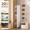 S9d8b1ab24c994d35bfbe1f90a24d69e8D-1.webp Gap storage cabinet, multi-functional ultra-thin organizer-suitable for kitchen and bathroom gaps, storage cabinet, home storage