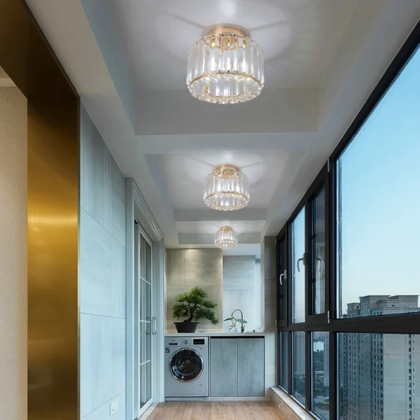 Modern Pendant  Light Luxury Chandelier Led Crystal Ceiling Lamp