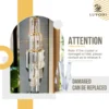 S9f1bc825016f49b98e50fdb4edd59b92u.webp Modern Crystal Wall Lamp 3-Layer Wall Crystal Sconce Light E14 Led Corn Lights
