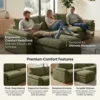 S9fb0349c81a74659b831caea8dd7a21dg.webp Modern Cloud Modular Sofa Set, Soft Thick Memory Foam, Frameless Couch with Pillows, Easy Assembly for Living Room Bedroom