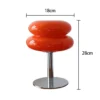 Macaron Glass Table Lamp Trichromatic Dimming Living Room Atmosphere Lamps Eye Protection Decor